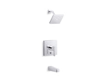Load image into Gallery viewer, KOHLER K-T99763-4 Honesty Rite-Temp bath and shower trim kit with push-button diverter, 2.5 gpm
