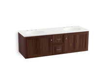 Load image into Gallery viewer, KOHLER K-99524-1WE Damask 60&quot; wall-hung bathroom vanity cabinet with 2 doors and 2 drawers
