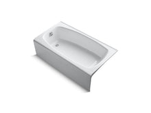 Load image into Gallery viewer, KOHLER K-519-0 Dynametric 60&quot; x 32&quot; alcove bath with left-hand drain
