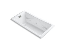 Load image into Gallery viewer, KOHLER K-865-JH Tea-for-Two 71-3/4&quot; x 36&quot; drop-in/undermount whirlpool bath with end drain
