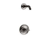 Load image into Gallery viewer, KOHLER K-TLS14422-3 Purist Rite-Temp shower valve trim with cross handle, less showerhead
