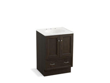 Load image into Gallery viewer, KOHLER K-99514-TK-1WC Damask 24&quot; bathroom vanity cabinet with toe kick, 2 doors and 1 drawer

