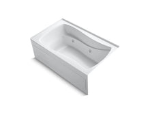 Load image into Gallery viewer, KOHLER K-1239-RAW Mariposa 60&quot; x 36&quot; alcove whirlpool bath Bask heated surface, integral apron, and right-hand drain
