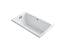 Load image into Gallery viewer, KOHLER K-856-GBN-0 Tea-for-Two 66&quot; x 36&quot; drop-in BubbleMassage air bath with Vibrant Brushed Nickel airjet finish
