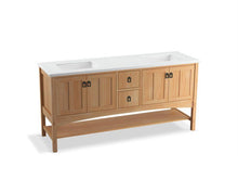 Load image into Gallery viewer, KOHLER K-99560-1WF Marabou 72&quot; bathroom vanity cabinet with 4 doors and 2 drawers
