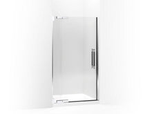 Load image into Gallery viewer, KOHLER 705709-L-SHP Pinstripe Pivot Shower Door, 72-1/4&quot; H X 39-1/4 - 41-3/4&quot; W, With 3/8&quot; Thick Crystal Clear Glass in Bright Polished Silver

