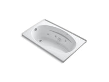 Load image into Gallery viewer, KOHLER K-1139-LH-0 6036 60&quot; x 36&quot; alcove whirlpool with integral flange, left-hand drain and heater
