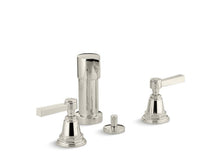 Load image into Gallery viewer, KOHLER K-13142-4A Pinstripe Pure Vertical spray bidet faucet with lever handles
