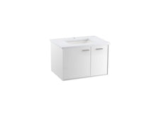 Load image into Gallery viewer, KOHLER K-CM99541-BD1 Jute 30&quot; wall-hung bathroom vanity cabinet with sink and quartz top
