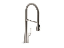 Load image into Gallery viewer, KOHLER K-22060 Graze Semi-professional kitchen sink faucet with 24-5/16&quot; spout
