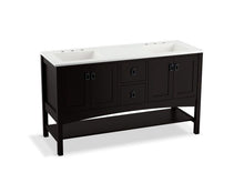 Load image into Gallery viewer, KOHLER K-99559-1WU Marabou 60&quot; bathroom vanity cabinet with 4 doors and 2 drawers
