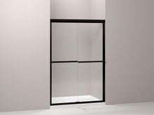Load image into Gallery viewer, KOHLER 709063-L-ABZ Gradient Sliding Shower Door, 70-1/16&quot; H X 47-5/8&quot; W, With 1/4&quot; Thick Crystal Clear Glass in Anodized Dark Bronze
