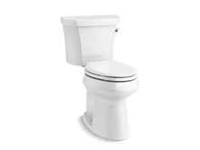 Load image into Gallery viewer, KOHLER 76301-RA-0 Highline Comfort Height Two-Piece Elongated 1.28 Gpf Chair Height Toilet With Right-Hand Trip Lever in White
