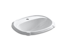 Load image into Gallery viewer, KOHLER K-2189-1-0 Portrait Drop-in bathroom sink with single faucet hole
