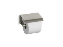 Load image into Gallery viewer, KOHLER 11584-BN Loure Covered Horizontal Toilet Paper Holder in Vibrant Brushed Nickel
