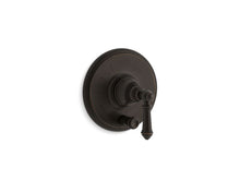 Load image into Gallery viewer, KOHLER K-T72768-4 Artifacts Rite-Temp pressure-balancing valve trim with push-button diverter and lever handle
