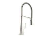 Load image into Gallery viewer, KOHLER K-22060 Graze Semi-professional kitchen sink faucet with three-function sprayhead

