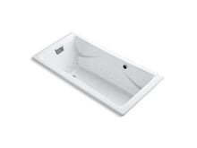 Load image into Gallery viewer, KOHLER K-865-GCP-0 Tea-for-Two 72&quot; x 36&quot; drop-in BubbleMassage air bath with Polished Chrome airjet finish
