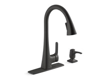 Load image into Gallery viewer, KOHLER K-R26281-SD Maxton Touchless pull-down kitchen faucet with soap/lotion dispenser

