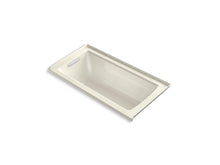 Load image into Gallery viewer, KOHLER 1946-L-96 Archer 60&quot; X 30&quot; Alcove Bath With Integral Flange And Left-Hand Drain in Biscuit
