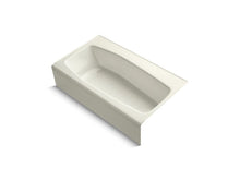 Load image into Gallery viewer, KOHLER 714-96 Villager 60&quot; X 34&quot; Alcove Bath With Right-Hand Drain in Biscuit
