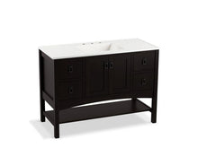 Load image into Gallery viewer, KOHLER K-99557-1WU Marabou 48&quot; bathroom vanity cabinet with 2 doors and 4 drawers
