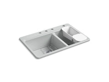 Load image into Gallery viewer, KOHLER K-8669-4A2 Riverby 33&quot; top-mount double-bowl workstation kitchen sink
