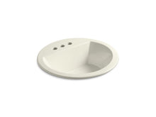 Load image into Gallery viewer, KOHLER K-2714-4-47 Bryant Round Round drop-in bathroom sink with 4&quot; centerset faucet holes

