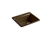 Load image into Gallery viewer, KOHLER K-5872-1A1-KA Riverby 25&quot; x 22&quot; x 9-5/8&quot; top-mount single-bowl kitchen sink with sink rack
