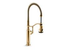 Load image into Gallery viewer, KOHLER K-77515 Tournant Semi-professional kitchen sink faucet with three-function sprayhead
