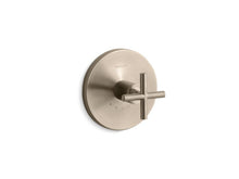 Load image into Gallery viewer, KOHLER K-T14488-3 Purist MasterShower temperature control valve trim with cross handle
