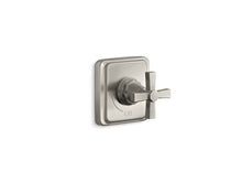 Load image into Gallery viewer, KOHLER K-T13174-3A Pinstripe Valve trim with Pure design cross handle for volume control valve, requires valve
