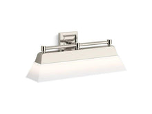 Load image into Gallery viewer, KOHLER 23690-LED-SNL Memoirs 24&quot; Led Sconce in Vibrant Polished Nickel
