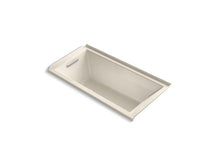 Load image into Gallery viewer, KOHLER K-1167-GLW-47 Underscore Rectangle 60&quot; x 30&quot; alcove BubbleMassage(TM) Air Bath with Bask heated surface and left-hand drain
