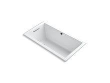 Load image into Gallery viewer, KOHLER K-1168-GW-0 Underscore Rectangle 60&quot; x 32&quot; drop-in BubbleMassage(TM) Air Bath with Bask heated surface and reversible drain
