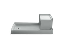 Load image into Gallery viewer, KOHLER K-1977 Tresham 60&quot; x 32&quot; single threshold left-hand drain shower base with integral right-hand seat
