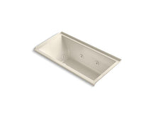 Load image into Gallery viewer, KOHLER K-1167-RH2-47 Underscore Rectangle 60&quot; x 30&quot; alcove whirlpool with integral flange and right-hand drain
