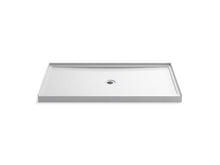 Load image into Gallery viewer, KOHLER K-8649 Rely 60&quot; x 34&quot; single-threshold shower base with center drain
