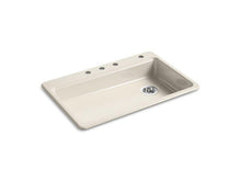 Load image into Gallery viewer, KOHLER K-8689-4-FD Riverby 33&quot; x 22&quot; x 5-7/8&quot; top-mount single-bowl kitchen sink
