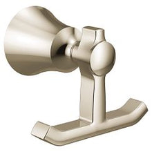 Load image into Gallery viewer, Moen YB0303 Polished nickel double robe hook
