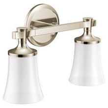 Load image into Gallery viewer, Moen YB0362 Polished nickel two globe bath light
