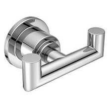 Load image into Gallery viewer, Moen YB0803 Chrome double robe hook
