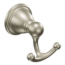 Load image into Gallery viewer, Moen YB2203 Brushed nickel double robe hook

