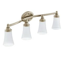 Load image into Gallery viewer, Moen YB2864 Brushed nickel four globe bath light
