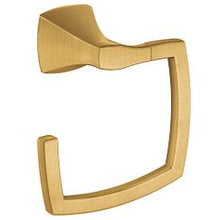 Load image into Gallery viewer, Moen YB5186 Brushed gold towel ring
