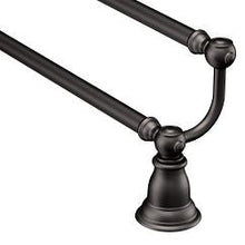 Load image into Gallery viewer, Moen YB5422 Wrought iron 24&quot; double towel bar
