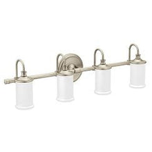 Load image into Gallery viewer, Moen YB6464 Brushed nickel four globe bath light
