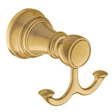 Load image into Gallery viewer, Moen YB8403 Brushed gold double robe hook
