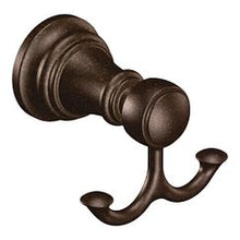 Load image into Gallery viewer, Moen YB8403 Oil rubbed bronze double robe hook
