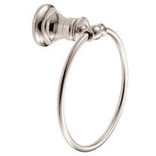 Load image into Gallery viewer, Moen YB9886 Polished nickel towel ring

